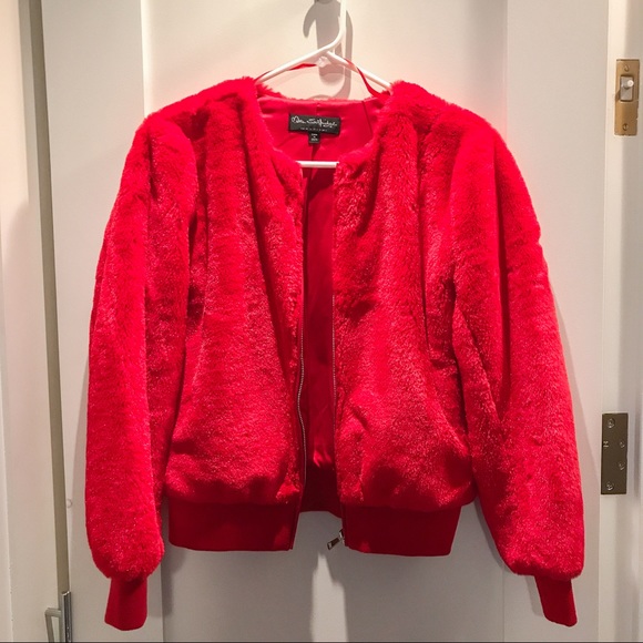 Miss Selfridge Teddy Faux Fur Bomber Jacket - Picture 2 of 8